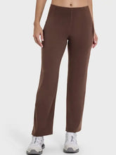 Millennia braune, hoch taillierte Active-Hose für Damen