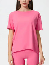 Millennia Round Neck Short Sleeve Active T-Shirt Woman Activewear