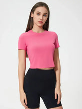 Millennia Round Neck Short Sleeve Active T-Shirt Woman Activewear