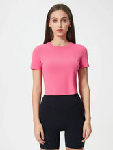 Millennia Round Neck Short Sleeve Active T-Shirt Woman Activewear