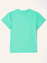 Mint Green Be Kind Graphic T Shirt for Women