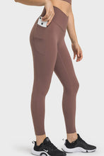 Mint Green High Stretch Leggings with Side Pocket for Women