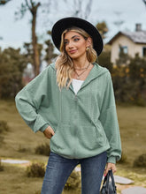 Green Hooded Cardigan with Long Sleeve Length and Zip Closure Sage