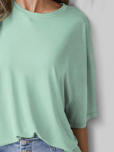 Mint Green Oversized T Shirt for Women