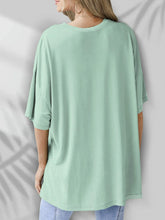 Mint Green Oversized T Shirt for Women