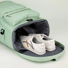 Mint Green Oxford Duffel Backpack Large Travel Bag
