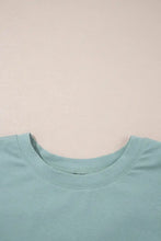 Mint Green Star Patched Oversize Pajama Set for Women Woman T Shirts