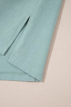 Mint Green Star Patched Oversize Pajama Set for Women Woman T Shirts