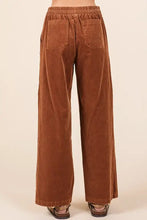 Mittoshop Corduroy Back Elastic Waist Pants Woman Pants