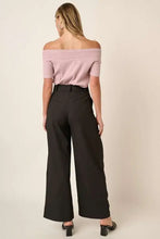 Mittoshop Deep Pleated High Waisted Wide Leg Pants Woman Pants