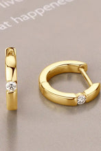 Moissanite 925 Sterling Silver Huggie Earrings Earrings