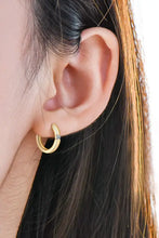 Moissanite 925 Sterling Silver Huggie Earrings Earrings