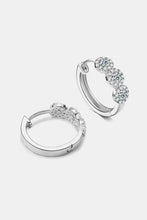 Moissanite 925 Sterling Silver Huggie Earrings Earrings
