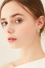 Moissanite 925 Sterling Silver Layered Earrings Earrings