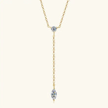 Moissanite 925 Sterling Silver Necklace Gold One Size Necklaces