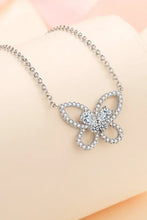 Moissanite Butterfly Pendant Necklace Necklaces