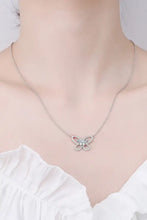 Moissanite Butterfly Pendant Necklace Necklaces