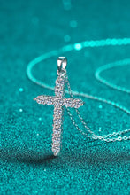 Moissanite Cross Pendant Chain Necklace Necklaces