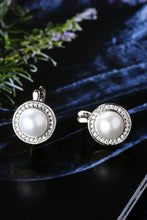 Moissanite Pearl 925 Sterling Silver Earrings Earrings