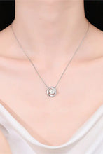 Moissanite Pearl Rhodium-Plated Necklace Necklaces