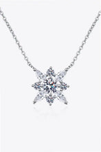 Moissanite Rhodium-Plated Necklace Silver One Size Necklaces