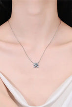 Moissanite Rhodium-Plated Necklace Necklaces