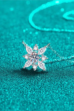 Moissanite Rhodium-Plated Necklace Necklaces
