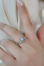 Moonstone Bat 925 Sterling Silver Ring Rings