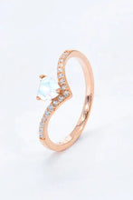 Moonstone Heart-Shaped Ring Rings