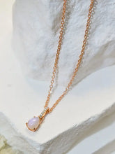 Moonstone Teardrop Pendant Necklace Necklaces