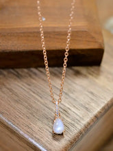 Moonstone Teardrop Pendant Necklace Necklaces