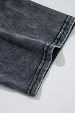 Nashville Graphic Acid Washed Gray Cotton T-Shirt for Women Woman T Shirts