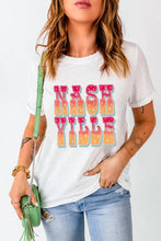 Nashville Graphic White T Shirt for Women