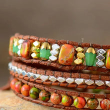 Bracelet tissé en pierre naturelle Bracelets