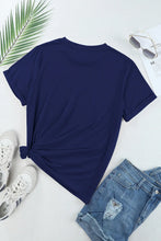 Navy Blue Bow Pattern Women's T-Shirt