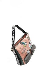 Nicole Lee USA multifunction handbag with adjustable strap