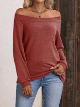 Off the Shoulder Long Sleeve Top for Women