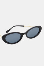Olive Green Cat Eye Oval Sunglasses UV400 Polycarbonate Frame