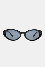 Olive Green Cat Eye Oval Sunglasses UV400 Polycarbonate Frame