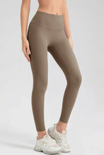 Olive Green High Waisted Athletic Leggings for Women