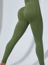 Olive Green High Waisted Athletic Leggings for Women Woman Leggings