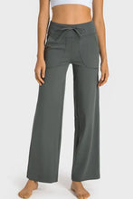Olive Green High Waisted Wide Leg Pants for Women Woman Leggings