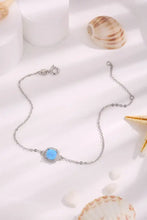 Opal Platinum-Plated Bracelet Sky Blue One Size Necklaces