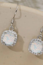 Opal Square Drop Earrings Earrings