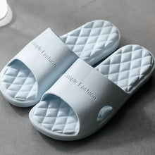 Open Toe Flats Slippers Light Blue Woman Slippers