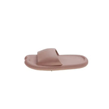 Dusty rose open toe flats slipper sandal