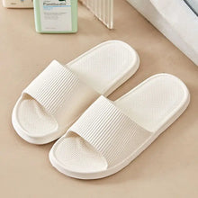 Open Toe Flats Slippers White Woman Slippers