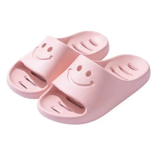 Open Toe Platform Slippers Pink Woman Slippers