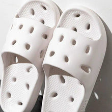 Open Toe Platform Slippers White Woman Slippers
