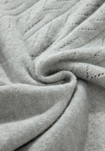 Openwork Button Down Long Sleeve Cardigan Woman Outerwear